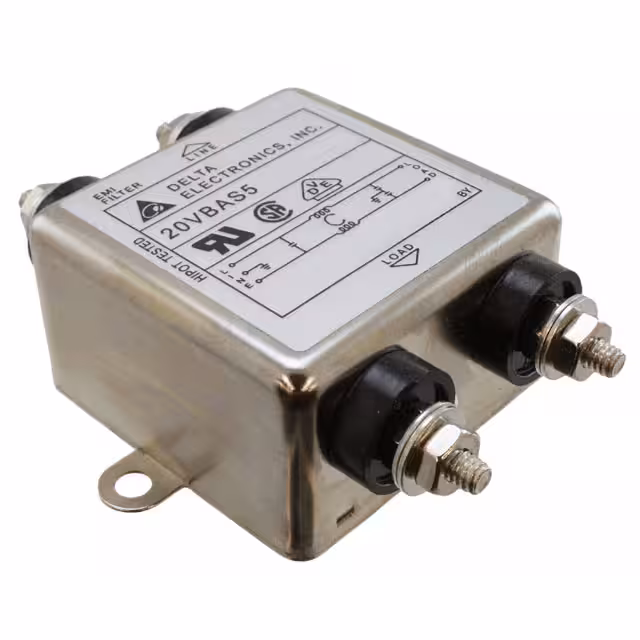 20VBAS5 Delta Electronics  Power Line Filter Modules